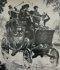 RPPC Vintage Postcard The Electric Carrage Unposted July 1899 4 Ladies 2 Guys picture