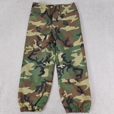 US Army Wet Weather Pants Men Medium Green Camouflage BDU Waterproof Camo picture