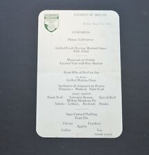 R.M.S. EMPRESS OF BRITAIN Luncheon Menu Card (August 6th, 1937) picture