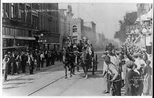 To the fire,Wausau,Wisconsin,WI,c1913,Fire Fighters,steam powered fire engine picture