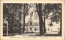 Oxford New Hampshire ~ Schulz's Tourist Home ~ postcard sku413 picture