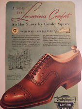 1947 Original Esquire Ads Crosby Square Airfilm Shoes Gilbey's London Dry Gin picture