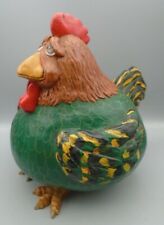 Vintage Enesco Fat Little Chicken Gourd Statue by Vicki Thomas 1997 picture