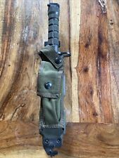 Buck 188 Knife M9 Bayonet Phrobis III USA w Sheath Mint Cond. picture