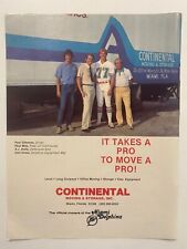 A.J. Duhe & Dan Dowe Miami Dolphins Continental Moving Vintage 1981 Magazine Ad picture