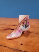 Vintage R & S Prussian Porcelain Lady's Shoe / Boot With Roses picture