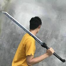 Hand-Made WUSHU Broadsword Sword Sharp Spring Steel Blade knife-edge Tang DAO 唐刀 picture