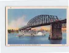 Postcard Excursion Steamer on the Ohio River Cincinnati Ohio USA picture