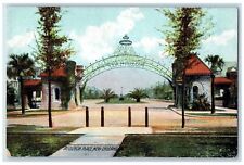 c1910's Auburn Place Arch Entrance New Orleans Louisiana LA Rotograph Postcard picture