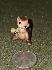 Vintage Miniature Squirrel Ceramic Figurine picture
