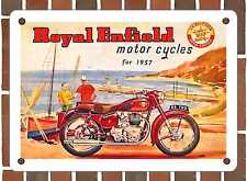 METAL SIGN - 1957 Royal Enfield Motorcycles for 1957 - 10x14 Inches picture