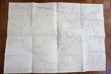 1915 Twickenham LSWR Windsor Line OS Railway Map picture
