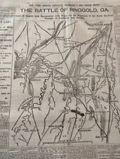 Civil War Newspapers- BATTLE OF RINGGOLD, MEADES LAST CAMPAIGN IN VIRGINIA, MAPS picture