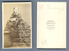 Carjat, Paris, Céleste-Rose Beauregard dit Rose Deschamps Vintage albumen print picture