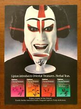 1988 Lipton Oriental Treasures Tea Vintage Print Ad/Poster Asian Food Art Décor  picture