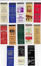 Lot 13 Empty FS First Cut Matchbook Cover Restaurants, Coffee Shops and Diners picture
