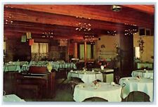 1965 Starlite Terrace Restaurant Dining Interior Billings Montana MT Postcard picture