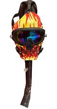 ski googles skull fire silicon gas mask with curve hookah water pipe bubbler picture