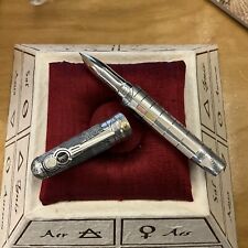 NEW MONTEGRAPPA ALCHEMIST AER ROLLERBALL PEN 09/125 SOLID SILVER MSRP 9500.00 picture