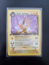 Dark Jolteon (38/82) 1ST EDITION Team Rocket Set Pokémon Card TCG picture