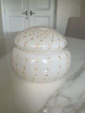 Ashley Childers glass box white with gold bubbles picture
