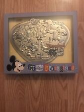 DISNEYLAND PARK 65th ANNIVERSARY PARK MAP LIMITED EDITION 1500 JUMBO PIN IN HAND picture