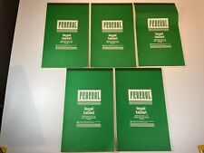 Vintage Champion Office Products Federal Legal Tablet Lot Of 5 Rare picture