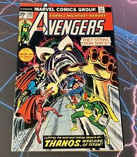 Avengers #125 Key Thanos Appearance Has Marvel Stamp Bronze Age 1974 VG/FN picture