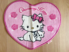 Sanrio Charmmy Kitty Heart Rug Floor Bath Mat Hello Kitty Rare Retro Pink Japan picture