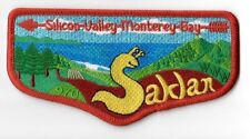 Boy Scout OA Saklan Lodge Red Border Flap picture
