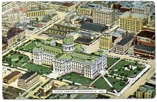 Indianapolis Indiana IN, State Capital Building Vintage Kropp Postcard picture