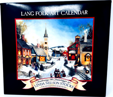 2000 LANG FOLK ART CALENDAR Paintings of Linda Nelson Stocks 18th Edition picture