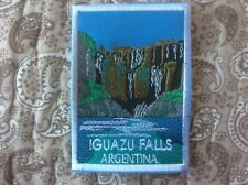 Patch Souvenir Iguazu Falls Argentina Paraguay Brasil South America  picture