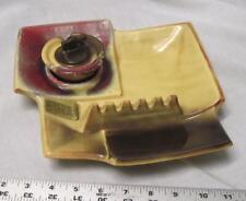 NOS MCM California Pottery Ashtray  Unfired Table Lighter Original Sticker picture