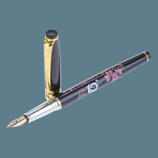 Students Ballpoint Pen Short Spin Office School Teenager ball Roller Ink Black picture