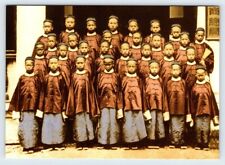 Chinese Children Studying In US 1872 Image China Qing Dynasty 4x6 Postcard AF520 picture