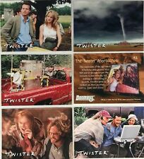 TWISTER THE MOVIE DONRUSS 1996 SET OF 72 CARDS WITH FOIL SET (9) AND PROMO picture