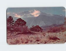 Postcard Pikes Peak from Garden of the Gods Colorado USA picture