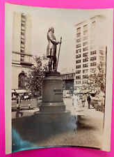 Vintage 1939 General MOSES CLEVELAND Statue Ohio Photograph Revolutionary War picture