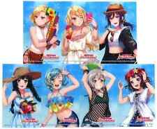 Character Card Life-Sized Illustration Clear 7 Types Complete Set Bang Dream Gir picture