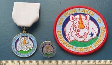 2001 FOUR LAKES COUNCIL Baraboo Circus Heritage MEDAL PATCH & PIN BSA Badge WI picture