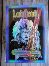 LADY DEATH SERIES 1 Commemorative Edition FACTORY CARD SET with Chase Cards picture