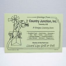 Postcard Country Junction Toronto Kansas Country Store Restaurant 4 x 6 picture