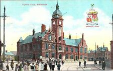 Vintage Postcard Swindon Wiltshire England Town Hall picture