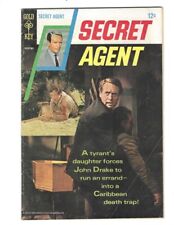 Secret Agent #2 Gold Key 1967 FN- Flat and Glossy Photo Cover Combine Shipping picture