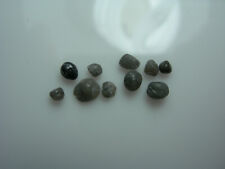 10 pcs Rough Diamond Bort gray DRC Congo Africa raw uncut Natural Genuine grey picture