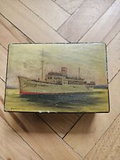 RRR RARE Vintage 1954 Fedoskino Hand Painted Wooden Trinket Jewelry Box Signed picture