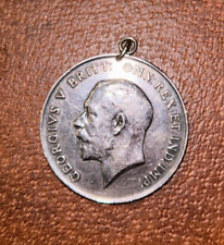 WWI British Officers' Sterling Silver Medal George V 1914-1918 picture