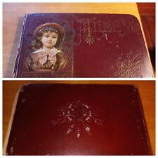 Antique 1800s Autograph Album Around 65 Signatures Of People, Could Be Important picture