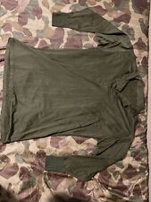 USGI US Military Vietnam War Era 1969 Sleeping Sleep Shirt Green Small #2 picture